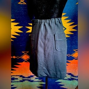 VTG 60’s Union Made Acrylic Mini Skirt with Pockets! Size 7!